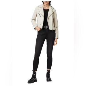 All Saints Riley Leather Biker Jacket